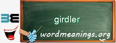 WordMeaning blackboard for girdler